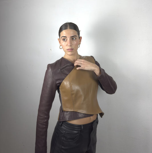 Leather Blazer